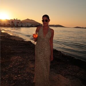 Patterned Maxi Dress